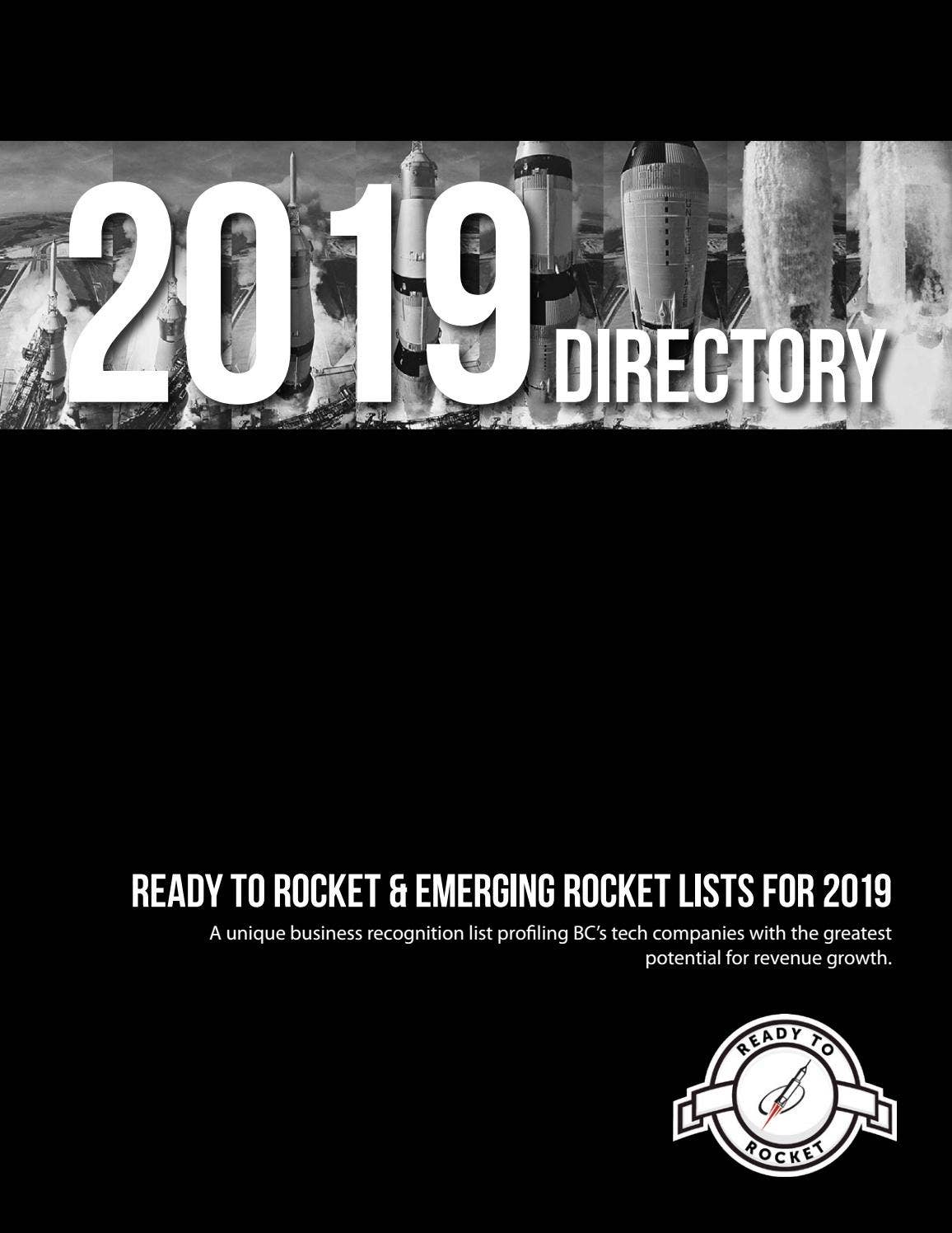 READY TO ROCKET & EMERGING ROCKET LISTS FOR 2019 by Ready to Rocket - Issuu