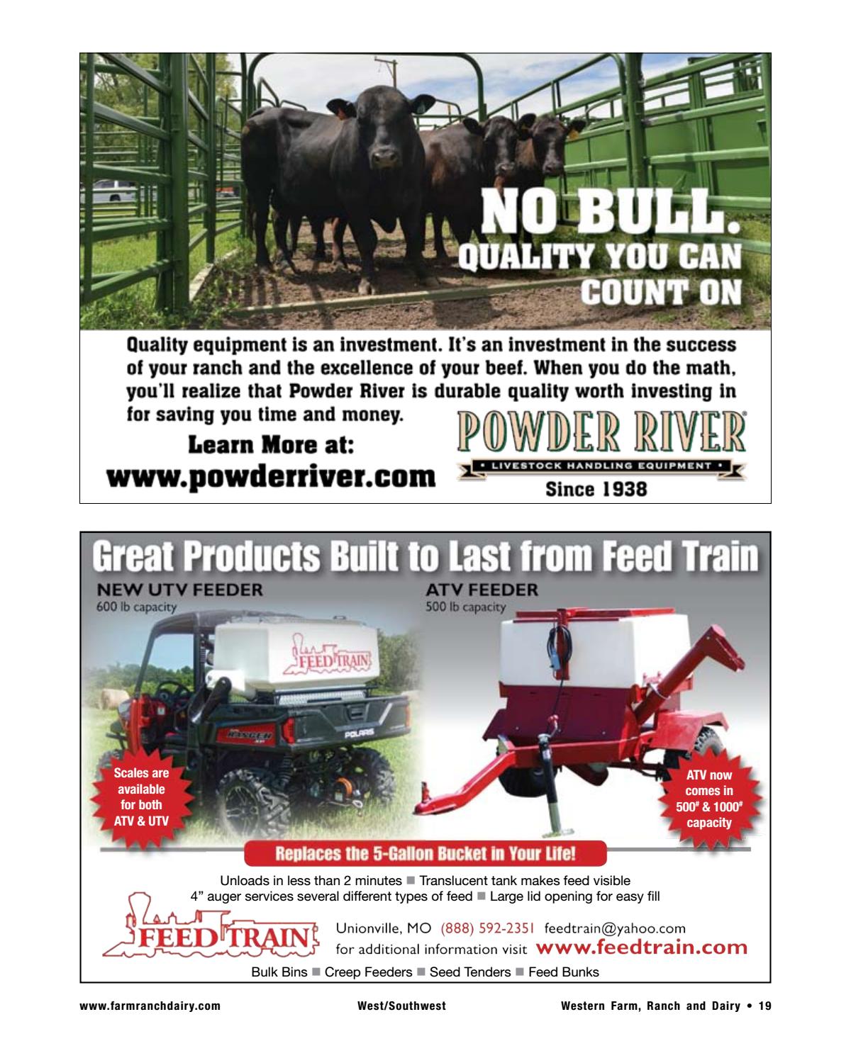 Western Farm Ranch And Dairy Magazine Summer Fall 2019 By Ritz