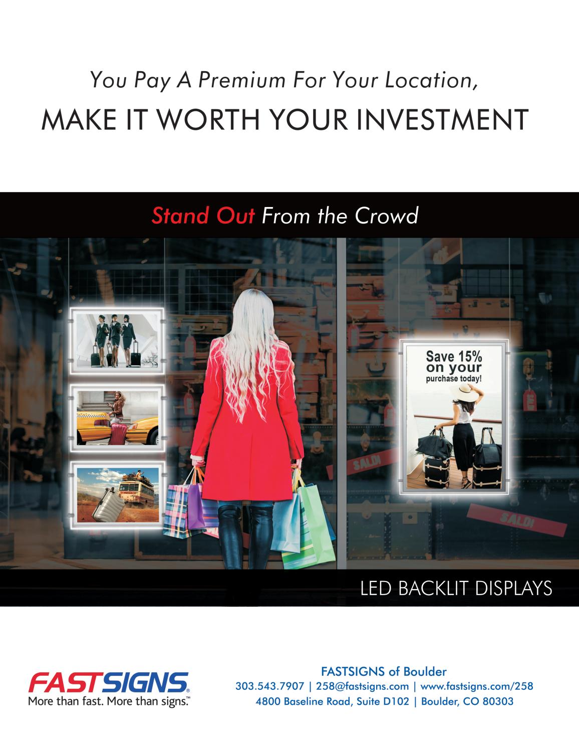 Fast Signs Brochure with Price List Boulder, CO by REAL Marketing Issuu