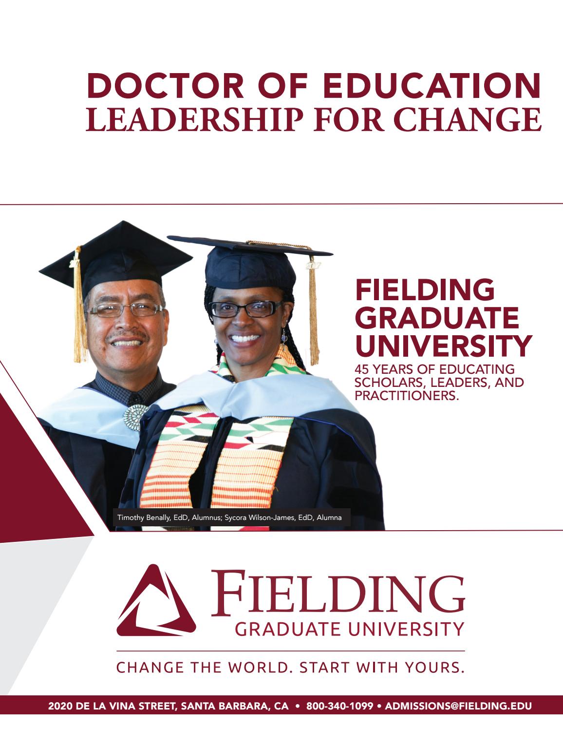 EdD, Leadership for Change Program Booklet by Fielding Graduate