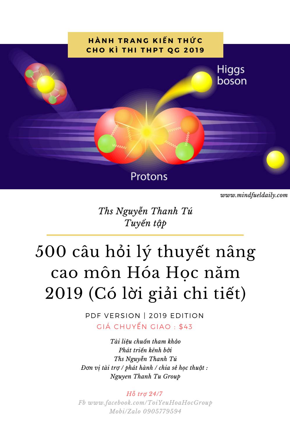 500 Cau Hỏi Ly Thuyết Nang Cao Mon Hoa Học Năm 19 Co Lời Giải Chi Tiết By Dạy Kem Quy Nhơn Official Issuu