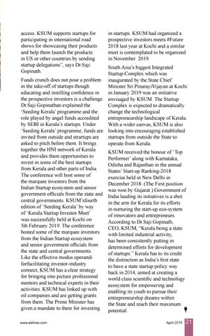 EXECUTIVE KNOWLEDGE LINES April 2019 第 21 页