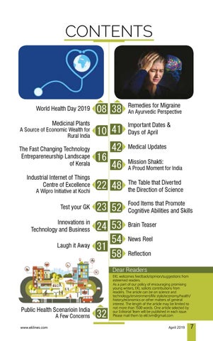EXECUTIVE KNOWLEDGE LINES April 2019 第 7 页