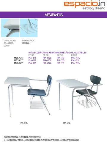 家具目录 Mobiliario Escolar 第 8 页