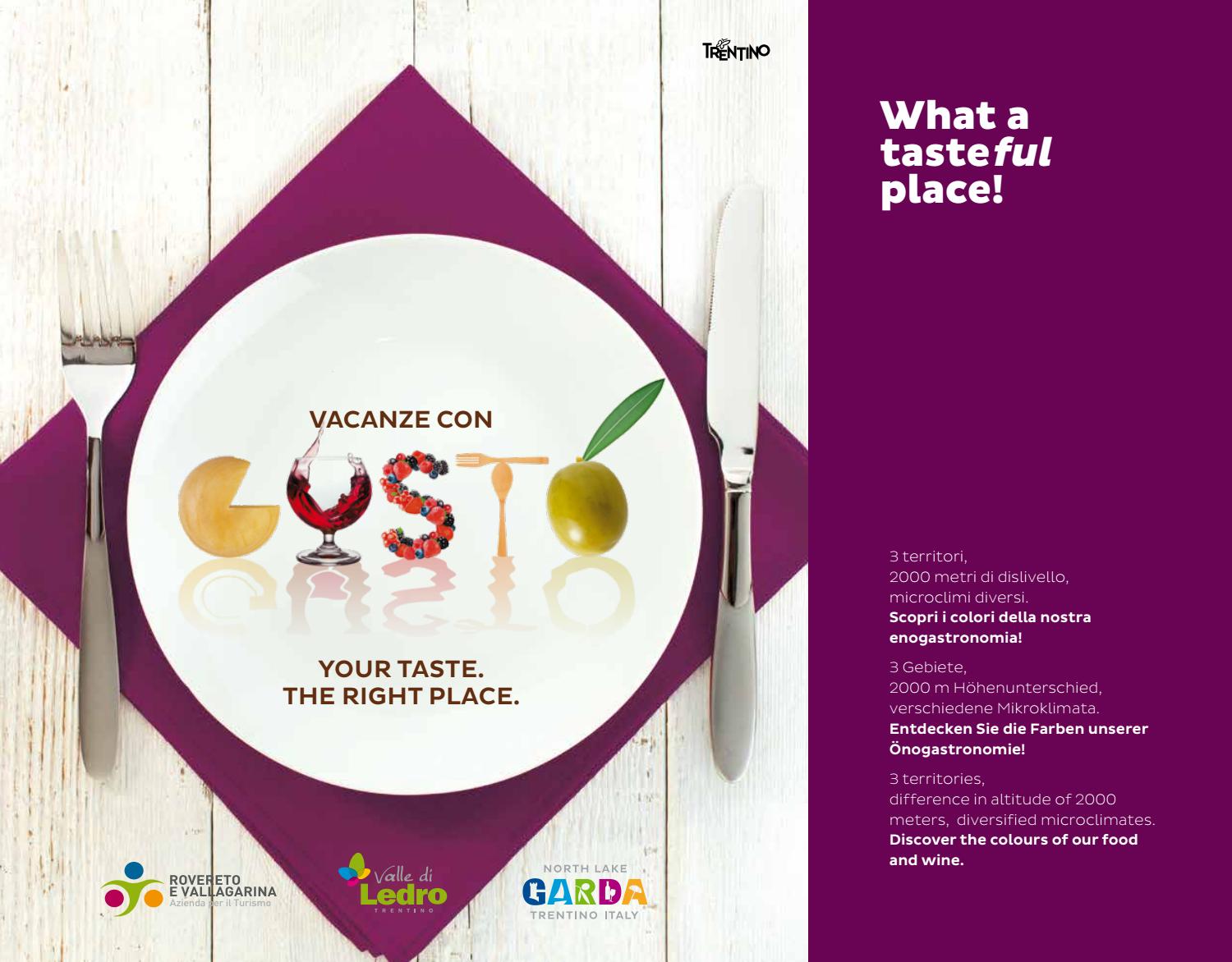 Vacanze Con Gusto 2019 By Apt Rovereto E Vallagarina Issuu