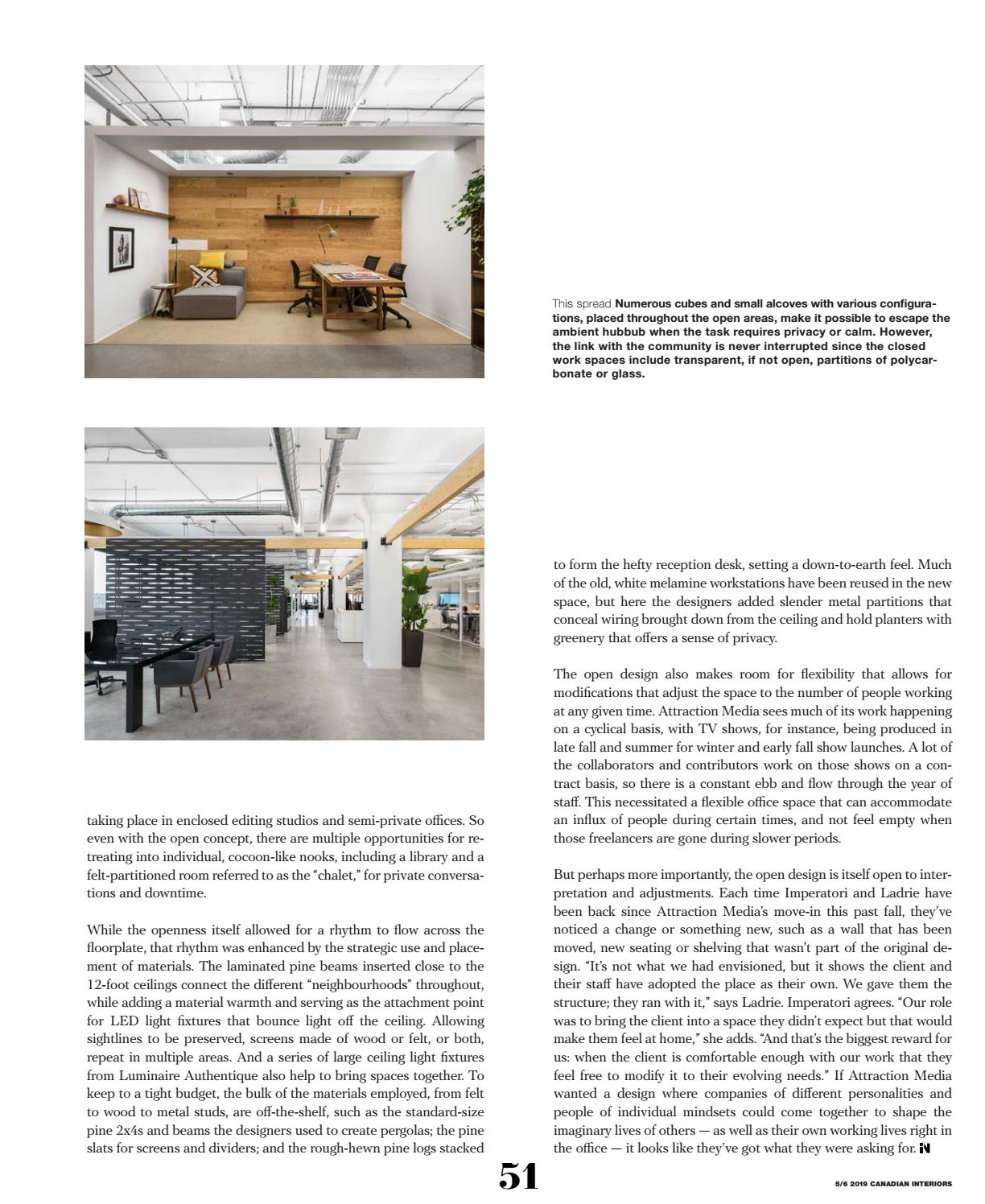 Canadian Interiors May June 2019 By Iq Business Media Issuu