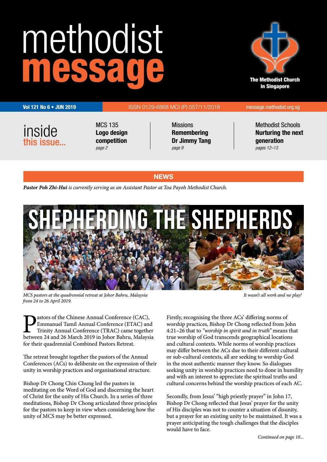 Methodist Insight Magazine Methodist Message: June 2019 by Methodist Message - Issuu