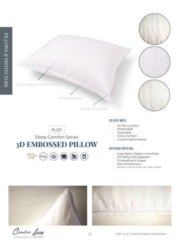Signs & Marks 床垫 /Pillow Protector - Product 目录 第 22 页