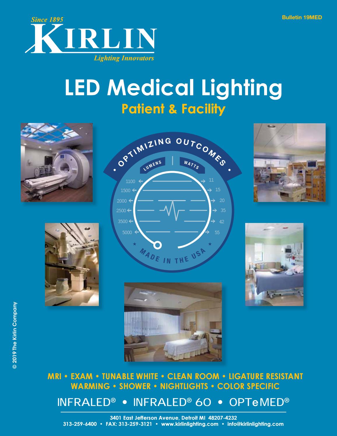 Kirlin's LED Medical Lighting Catalog 19MED by The Kirlin Company Issuu