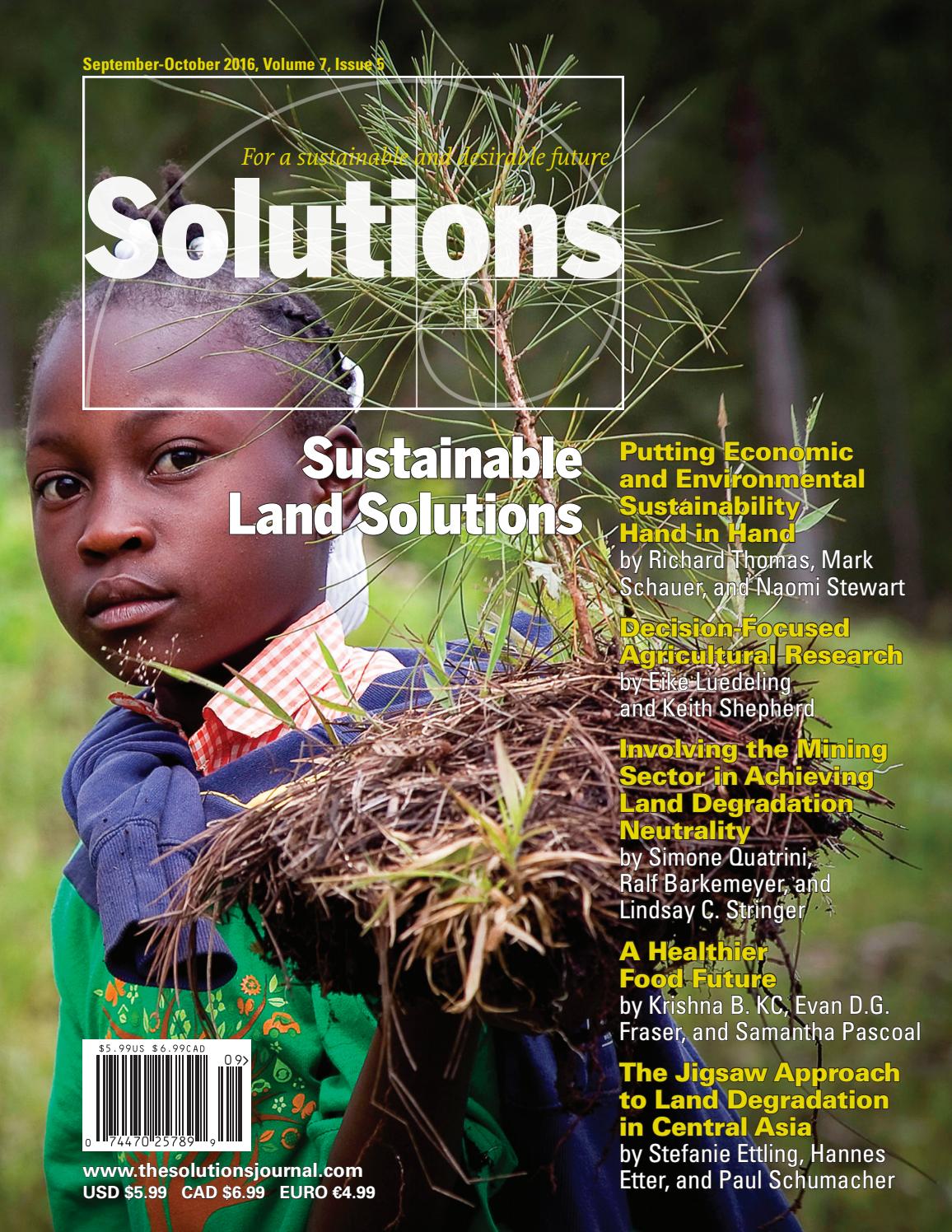 Solutions Volume 7, Issue 5 by The Solutions Journal - Issuu