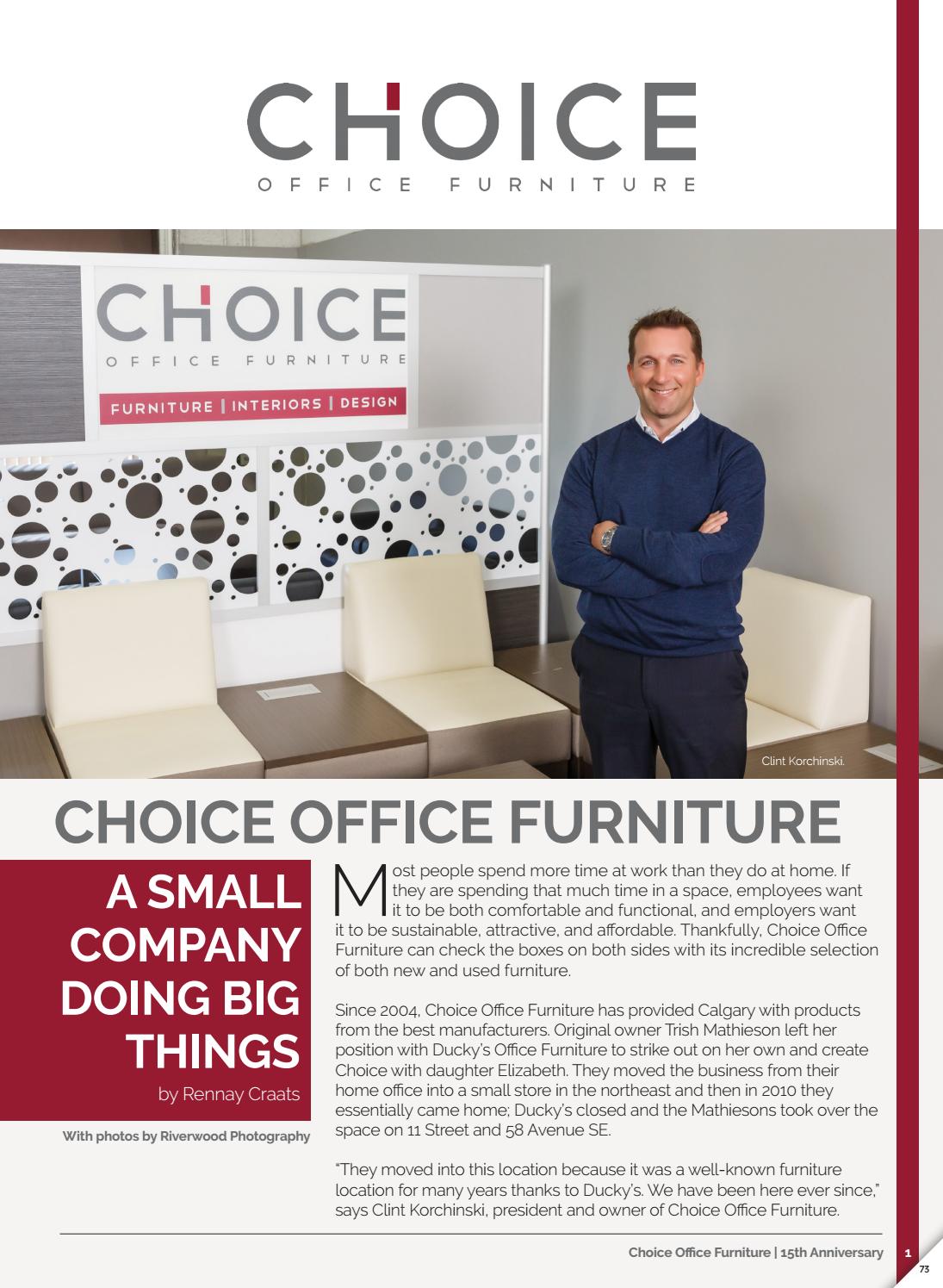 Choice Office Furniture by Business in Calgary Issuu