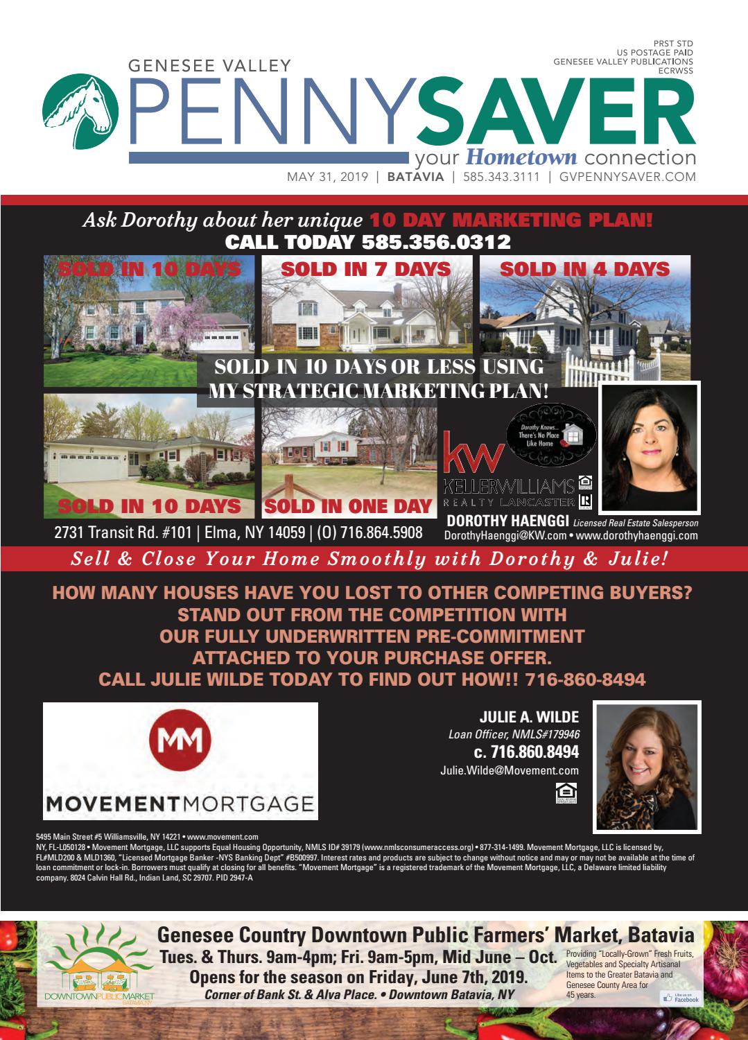 Batavia Edition Genesee Valley Penny Saver 5 31 2019 By Genesee Valley Publications Issuu