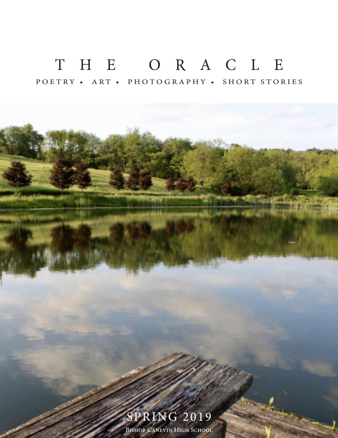 Oracle Spring 2019 By Oracle Literary Magazine Issuu