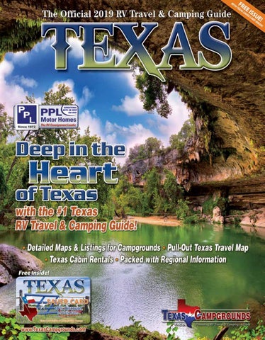 2019 Rv Travel Camping Guide To Texas By Ags Texas Advertising