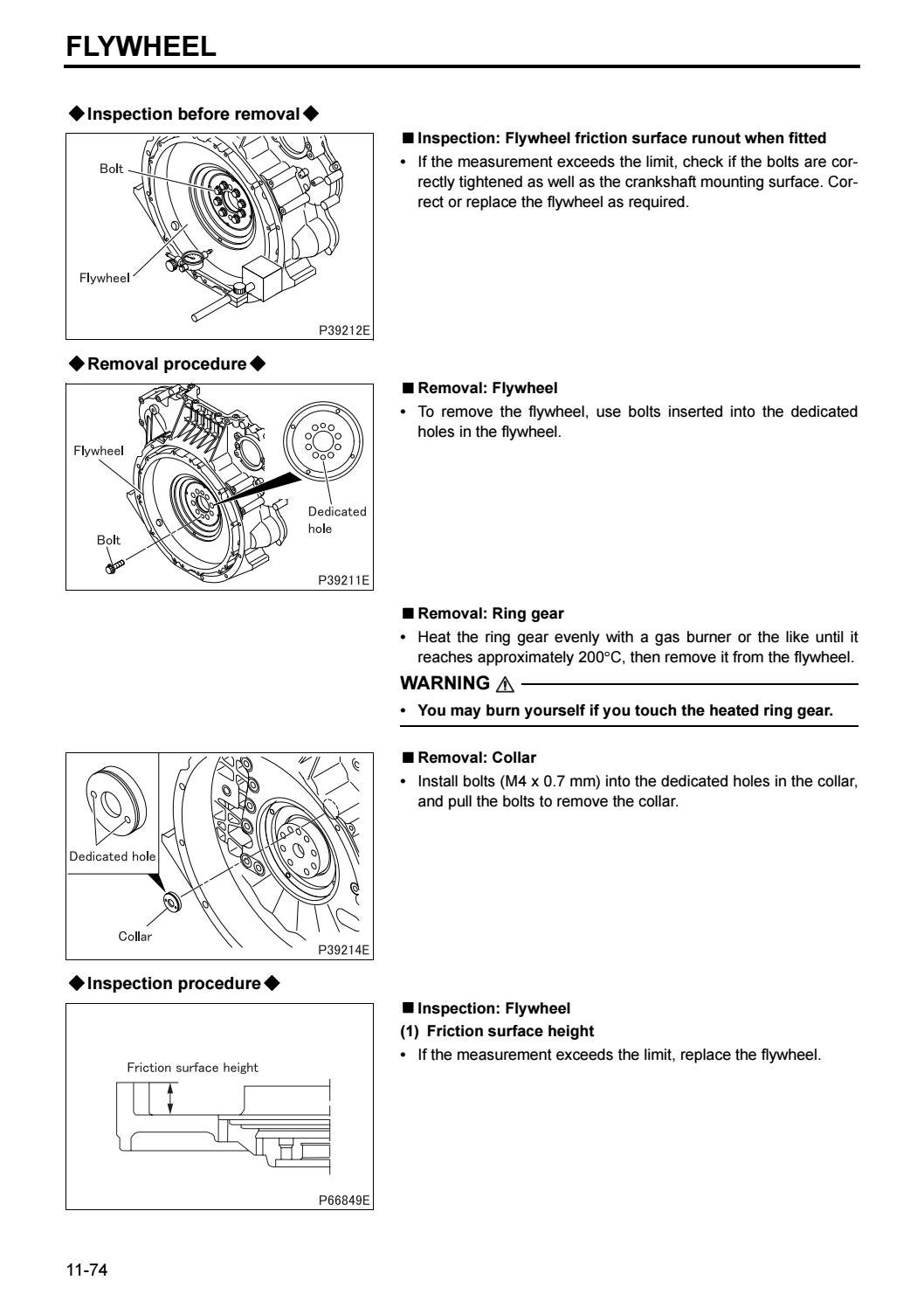 Mitsubishi 6M70 Workshop Manual Copy free by engineparts2 - Issuu