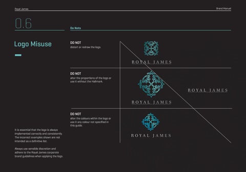 Royal James Brand Guidelines 第 11 页
