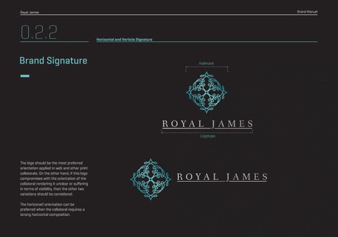 Royal James Brand Guidelines 第 3 页