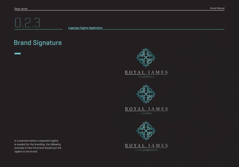 Royal James Brand Guidelines 第 4 页