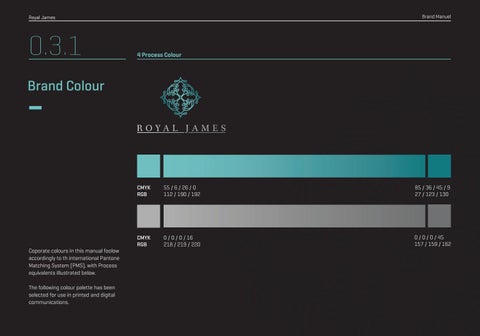 Royal James Brand Guidelines 第 5 页