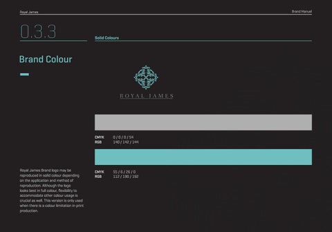 Royal James Brand Guidelines 第 7 页