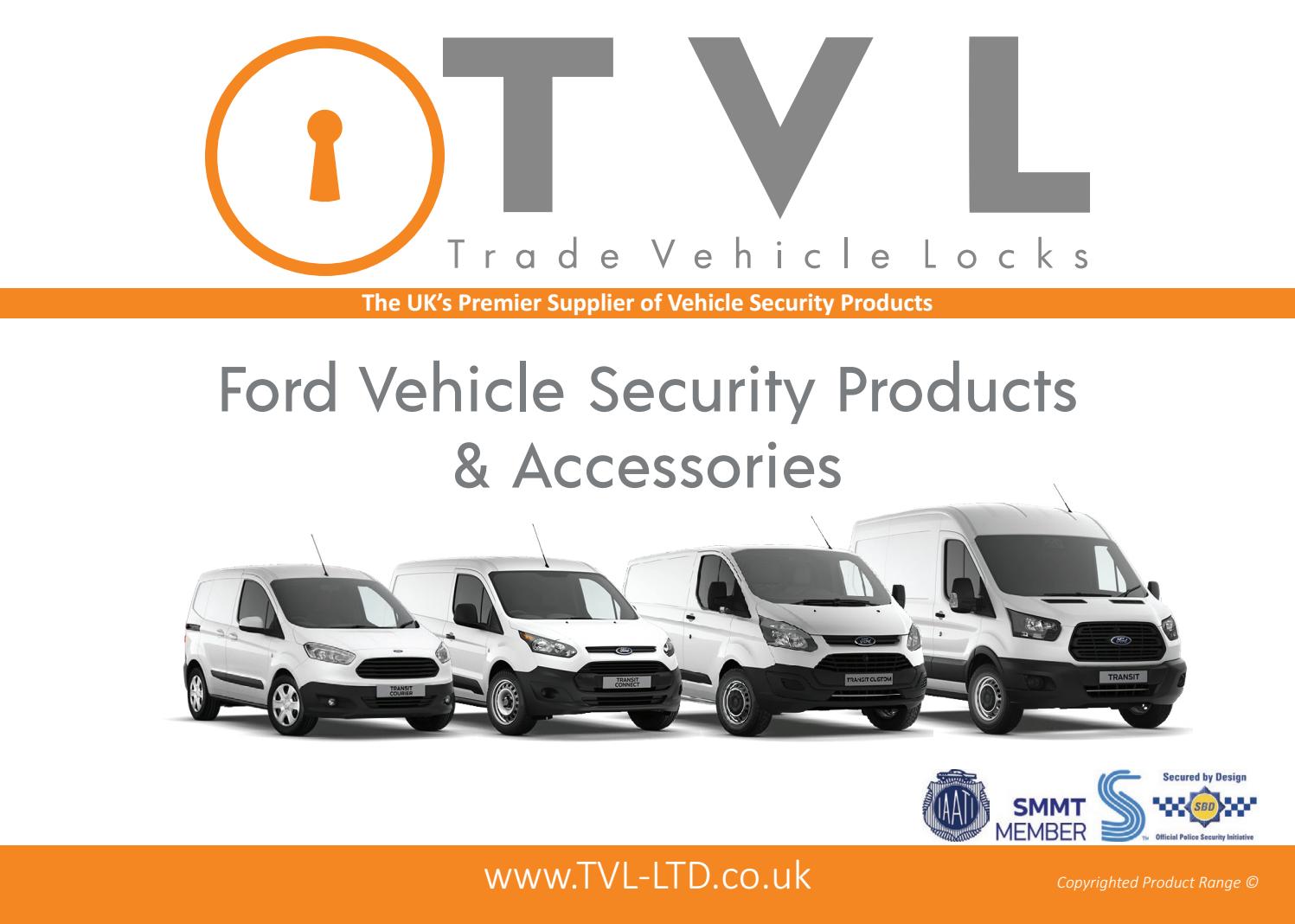 Ford Vehicle Security Products & Accessories by Trade Vehicle Locks