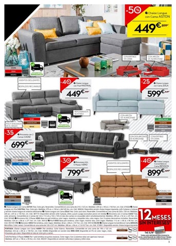 Ofertas Supermercados 家具目录 · Catalogo Conforama descuentos hasta un 50 porciento 英文 sofas 第 3 页