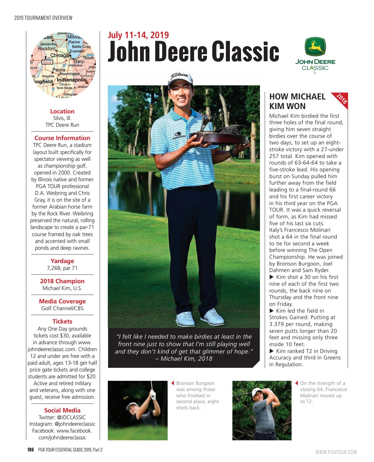 Official Pga Tour Essential Guide To Golf June November 2019 By Magazine Issuu