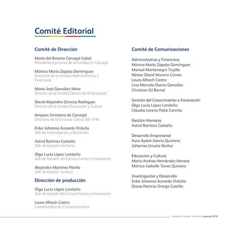 Informe de Gestión 2018 by Fundacion Comunicaciones - Issuu