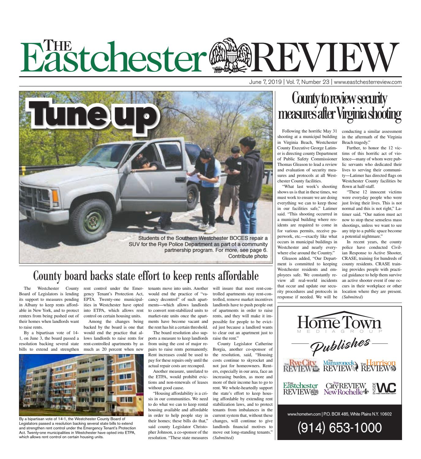 June 7, 2019 by The Eastchester Review Issuu