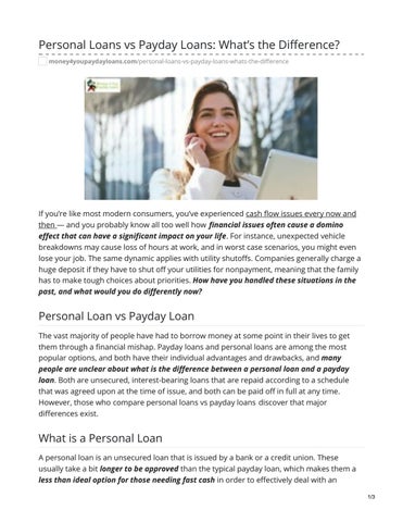 how to avoid payday lending options