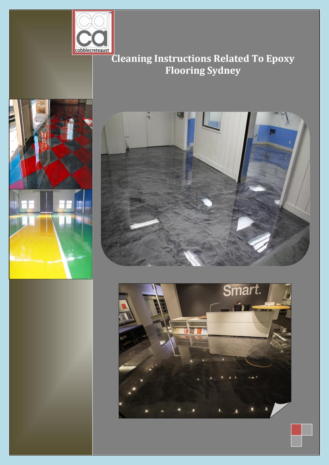Cleaning Instructions Related To Epoxy Flooring Sydney By