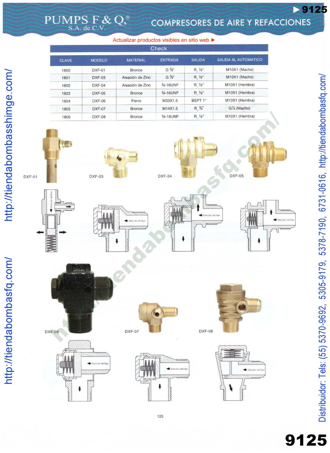 v9000238 CATÁLOGO BOMBAS PUMPS F&Q SA de CV BOMBAS SHIMGE PUMP