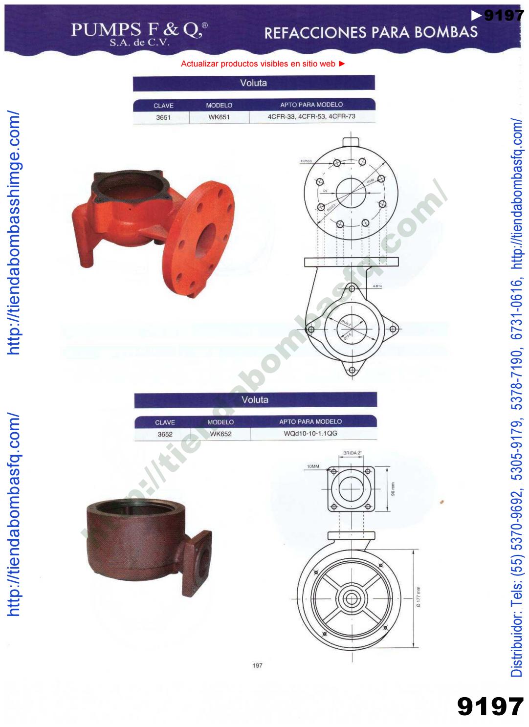 v9000238 CATÁLOGO BOMBAS PUMPS F&Q SA de CV BOMBAS SHIMGE PUMP