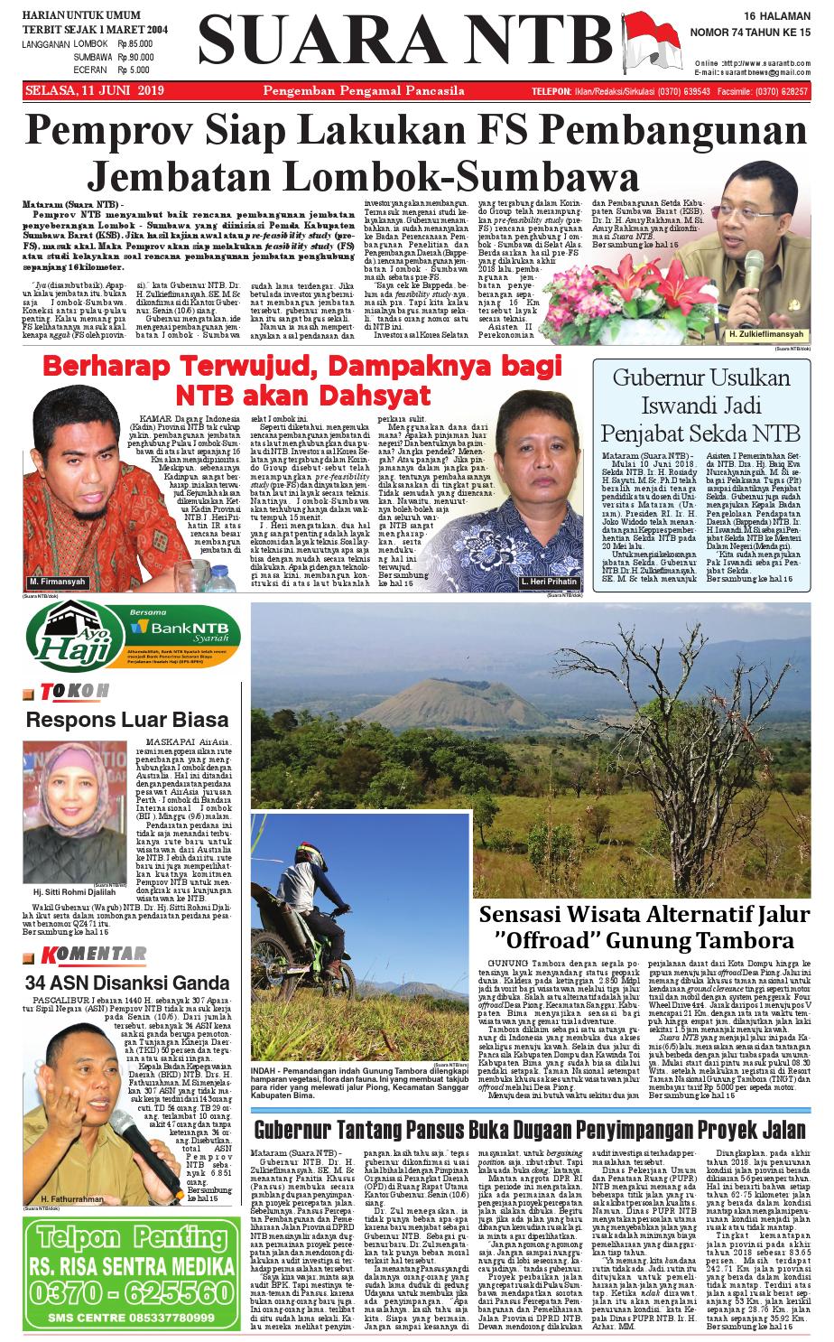 Edisi Selasa 11 Juni 2019