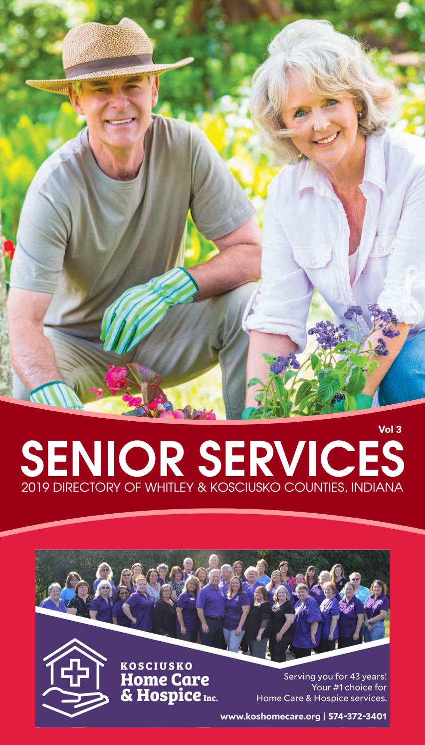 2019 Senior Services Directory for Whitley and Kosciusko Counties by