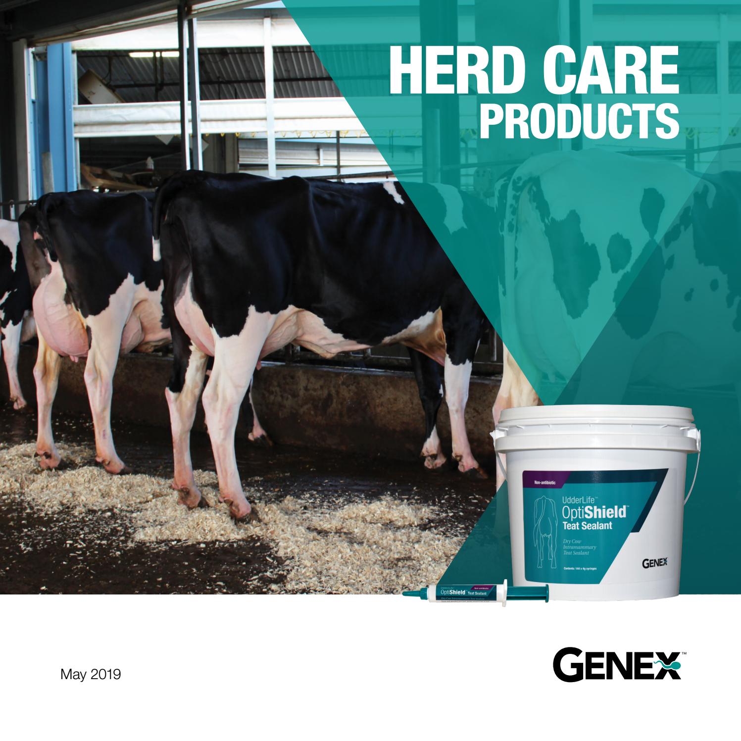 Herd Care Line Catalog By Genex Issuu
