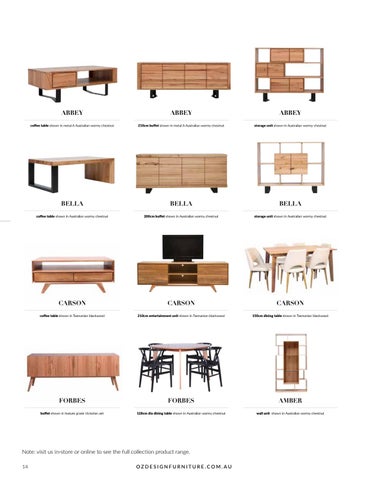 OZ Design Furniture 家具目录 · OZ DESIGN FURNITURE - We LOVE 澳大利亚 made! 第 14 页