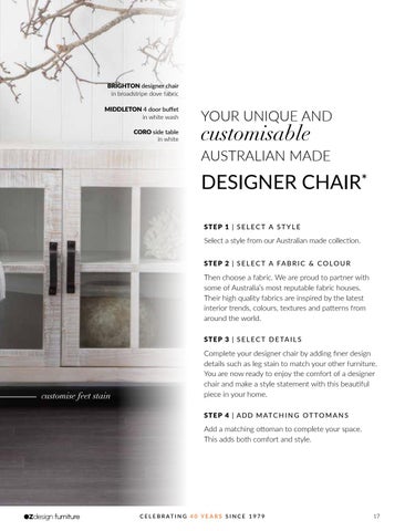 OZ Design Furniture 家具目录 · OZ DESIGN FURNITURE - We LOVE 澳大利亚 made! 第 17 页