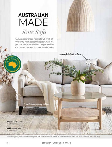 OZ Design Furniture 家具目录 · OZ DESIGN FURNITURE - We LOVE 澳大利亚 made! 第 2 页