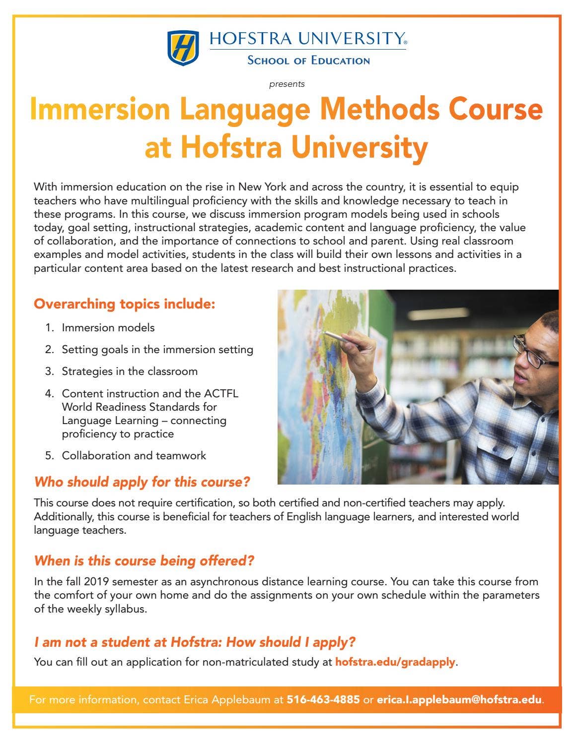 Immersion Language Methods Course at Hofstra University by Hofstra ...