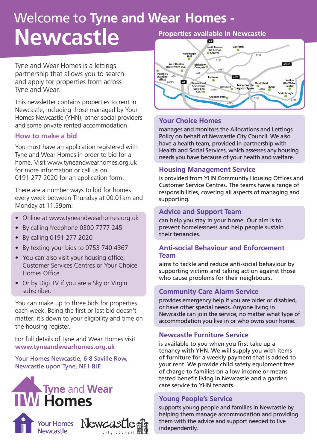 Properties for rent, Newcastle by Your Homes Newcastle Issuu