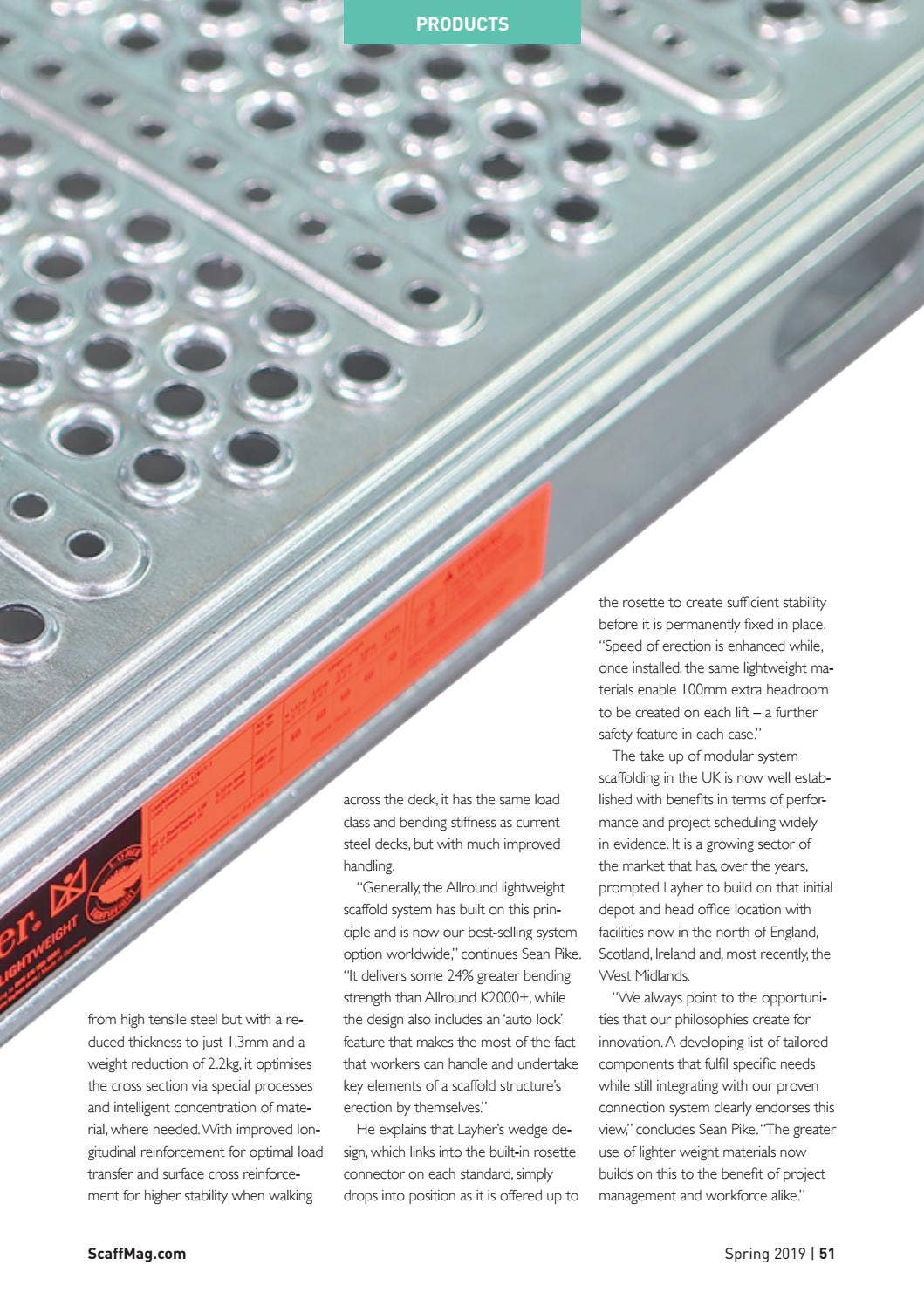 Magazine Scaffold ScaffMag The Scaffolding Magazine Issue 6 by ScaffMag - Issuu