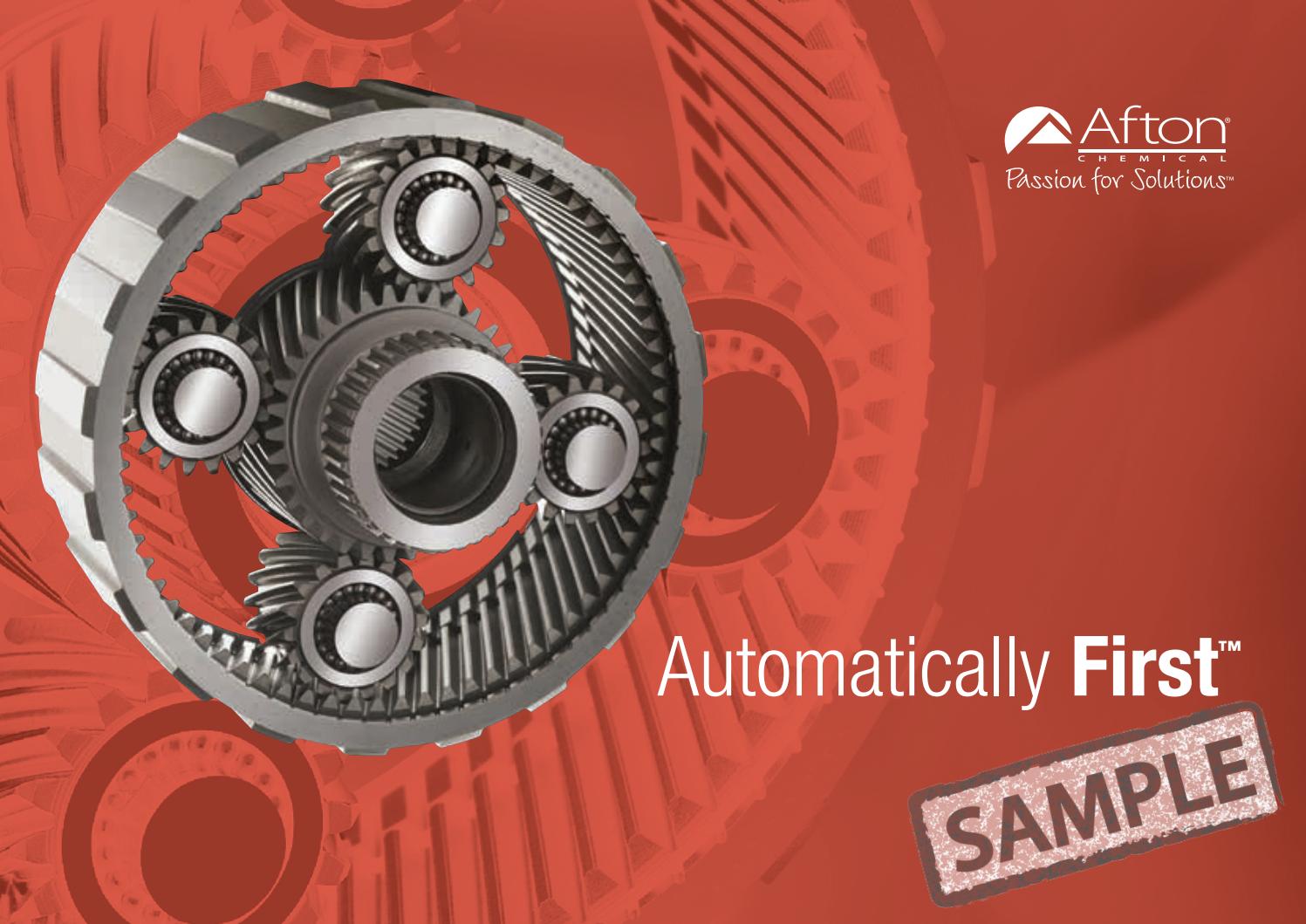 Afton Automatically First by Afton Chemical Issuu