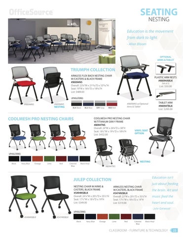 Indoff Classroom 家具目录 第 23 页
