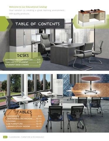 Indoff Classroom 家具目录 第 2 页