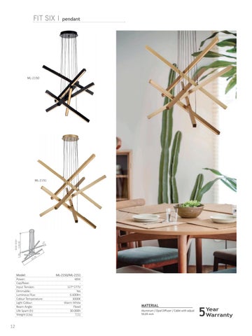 Aridi Jacobs 灯饰目录 Mundial LUX - Pendants, chandeliers, luminaires. 第 12 页
