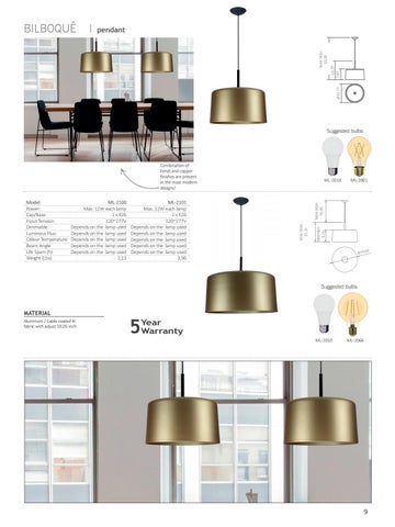Aridi Jacobs 灯饰目录 Mundial LUX - Pendants, chandeliers, luminaires. 第 9 页