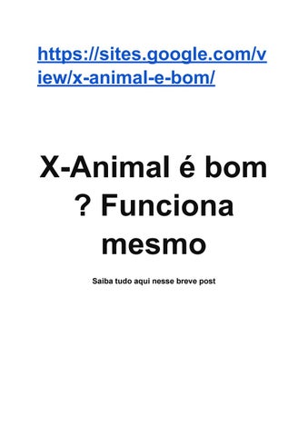 x animal
