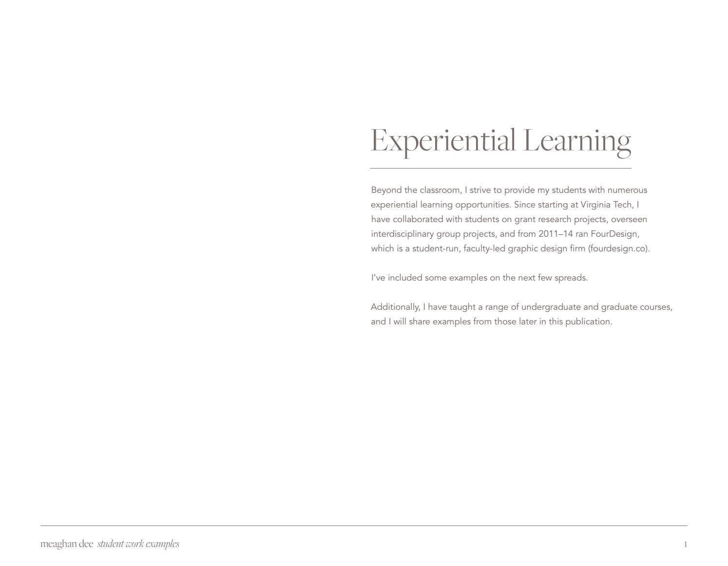 Student Work Examples by Meaghan Dee - Issuu