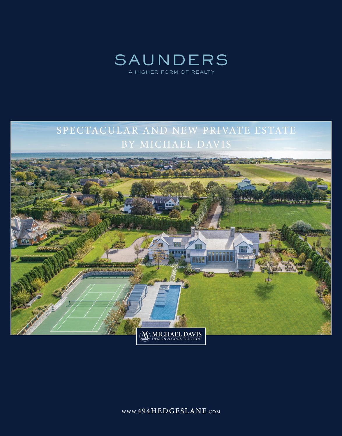 494 Hedges Lane, Sagaponack by Saunders & Associates Issuu